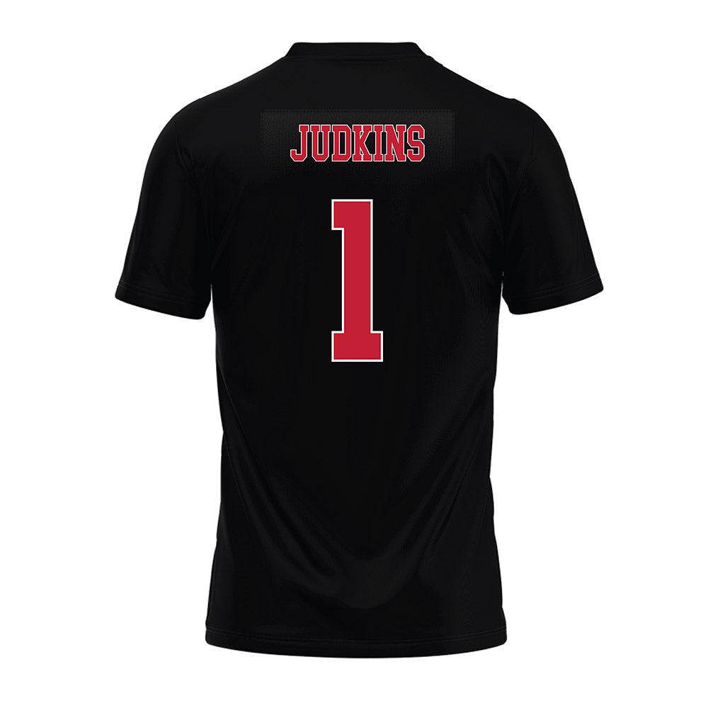 Ohio State - NCAA Football : Quinshon Judkins - Black Premium Football Jersey