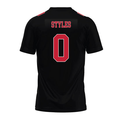 Ohio State - NCAA Football : Sonny Styles - Black Premium Football Jersey-1