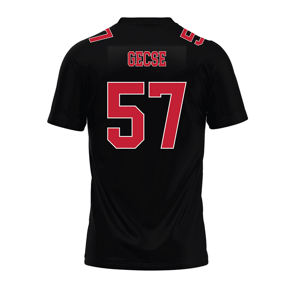 Ohio State - NCAA Football : Ian Gecse - Black Premium Football Jersey-1