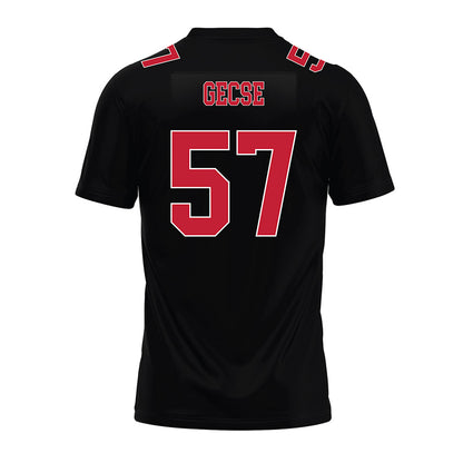 Ohio State - NCAA Football : Ian Gecse - Black Premium Football Jersey-1