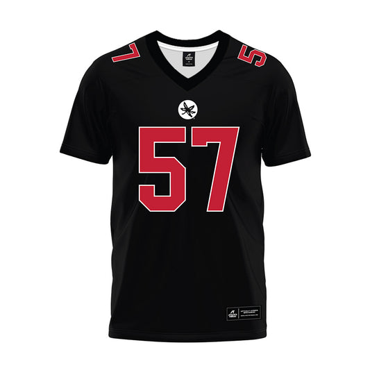 Ohio State - NCAA Football : Ian Gecse - Black Premium Football Jersey-0
