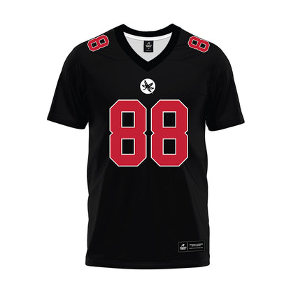 Ohio State - NCAA Football : Gee Scott Jr - Black Premium Football Jersey