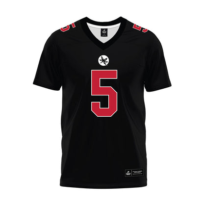 Ohio State - NCAA Football : Aaron Scott Jr - Black Premium Football Jersey