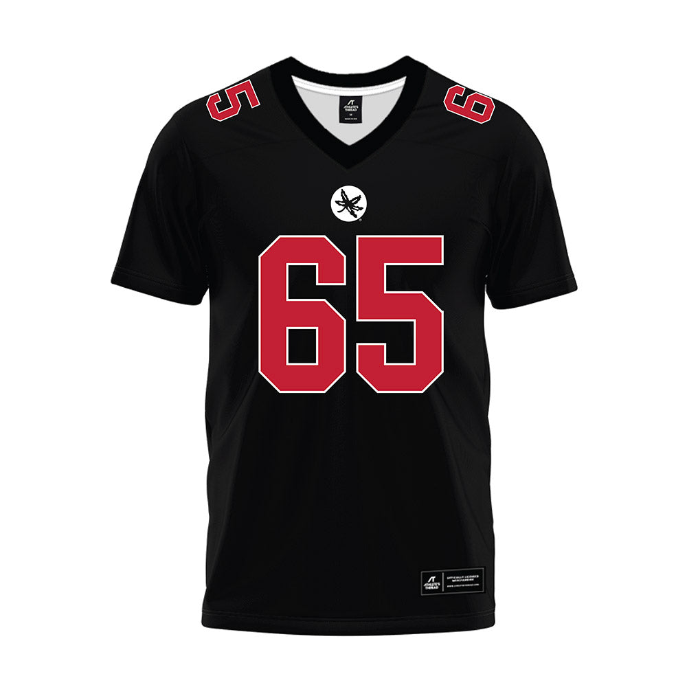 Ohio State - NCAA Football : Zenuae Michalski - Black Premium Football Jersey