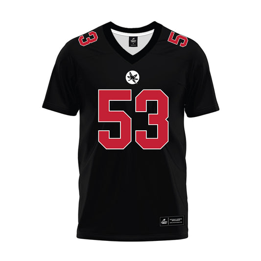 Ohio State - NCAA Football : Will Smith Jr - Black Premium Football Jersey