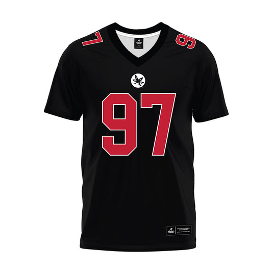 Ohio State - NCAA Football : Kenyatta Jackson Jr - Black Premium Football Jersey