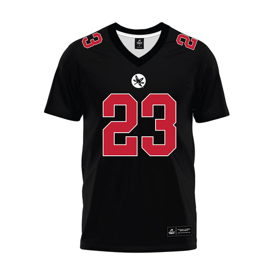 Ohio State - NCAA Football : Garrett Stover - Black Premium Football Jersey