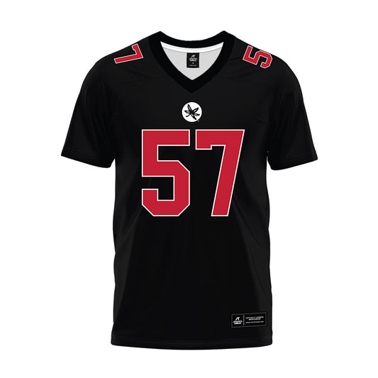 Ohio State - NCAA Football : Jalen Pace - Black Premium Football Jersey