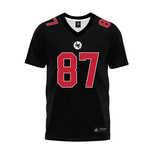 Ohio State - NCAA Football : Brody Lennon - Black Premium Football Jersey-0