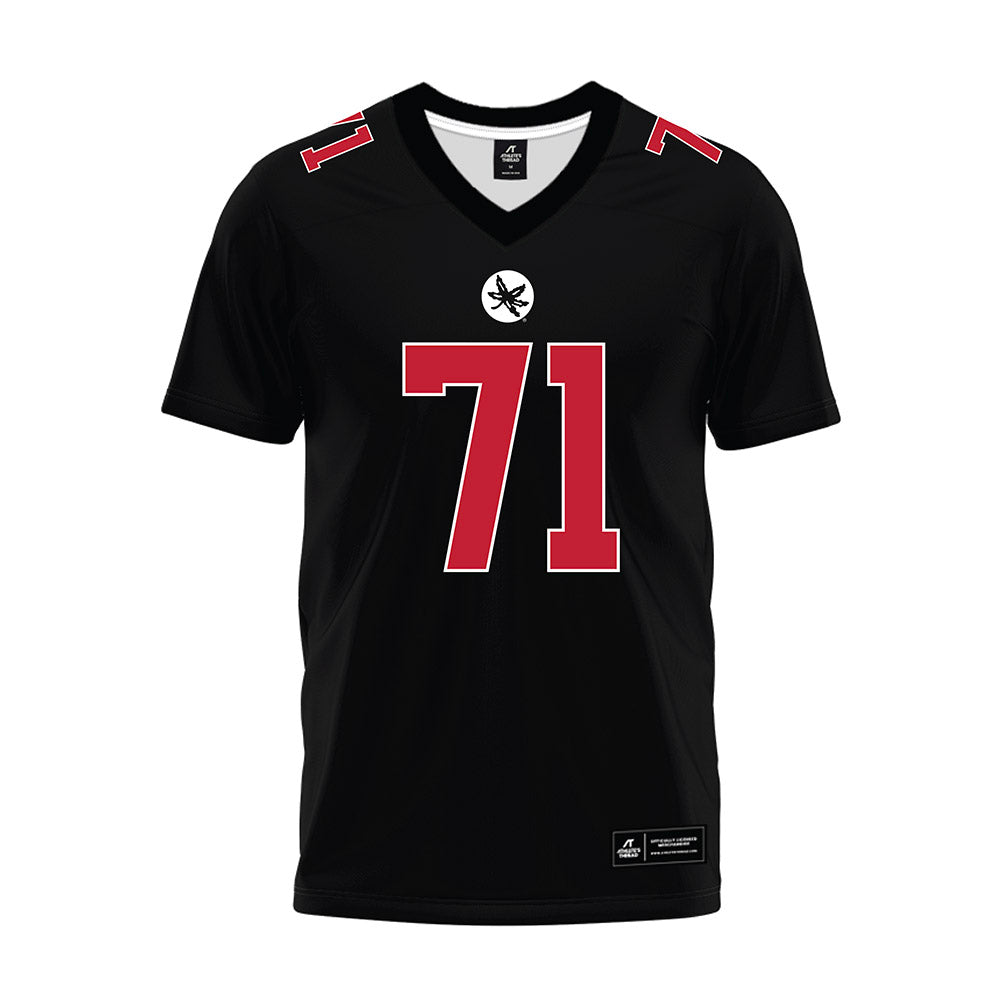 Ohio State - NCAA Football : Jayvon McFadden - Black Premium Football Jersey-0