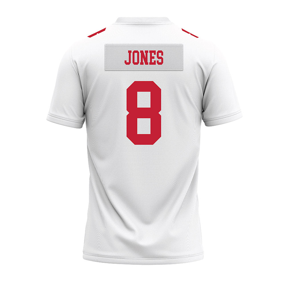 Ohio State - NCAA Football : De'Zie Jones - White Premium Football Jersey-1