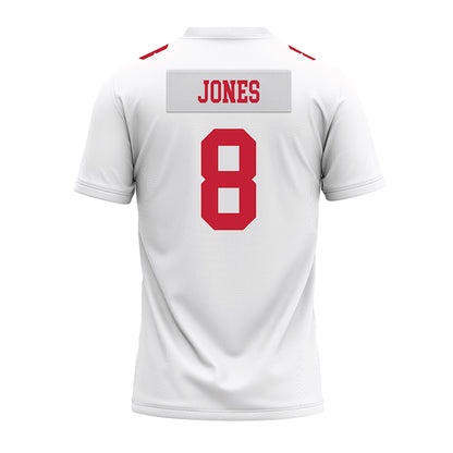 Ohio State - NCAA Football : De'Zie Jones - White Premium Football Jersey-1