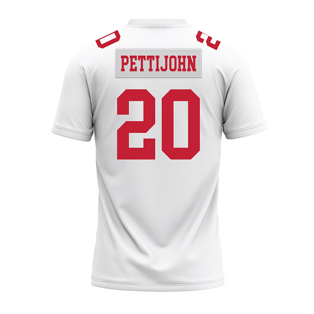 Ohio State - NCAA Football : Riley Pettijohn - White Premium Football Jersey-1