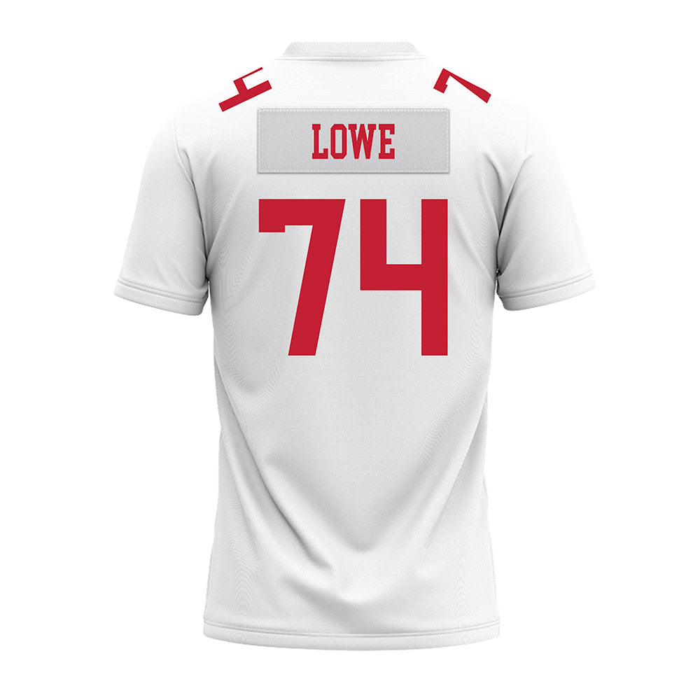 Ohio State - NCAA Football : Carter Lowe - White Premium Football Jersey-1
