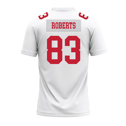 Ohio State - NCAA Football : Nate Roberts - White Premium Football Jersey-1
