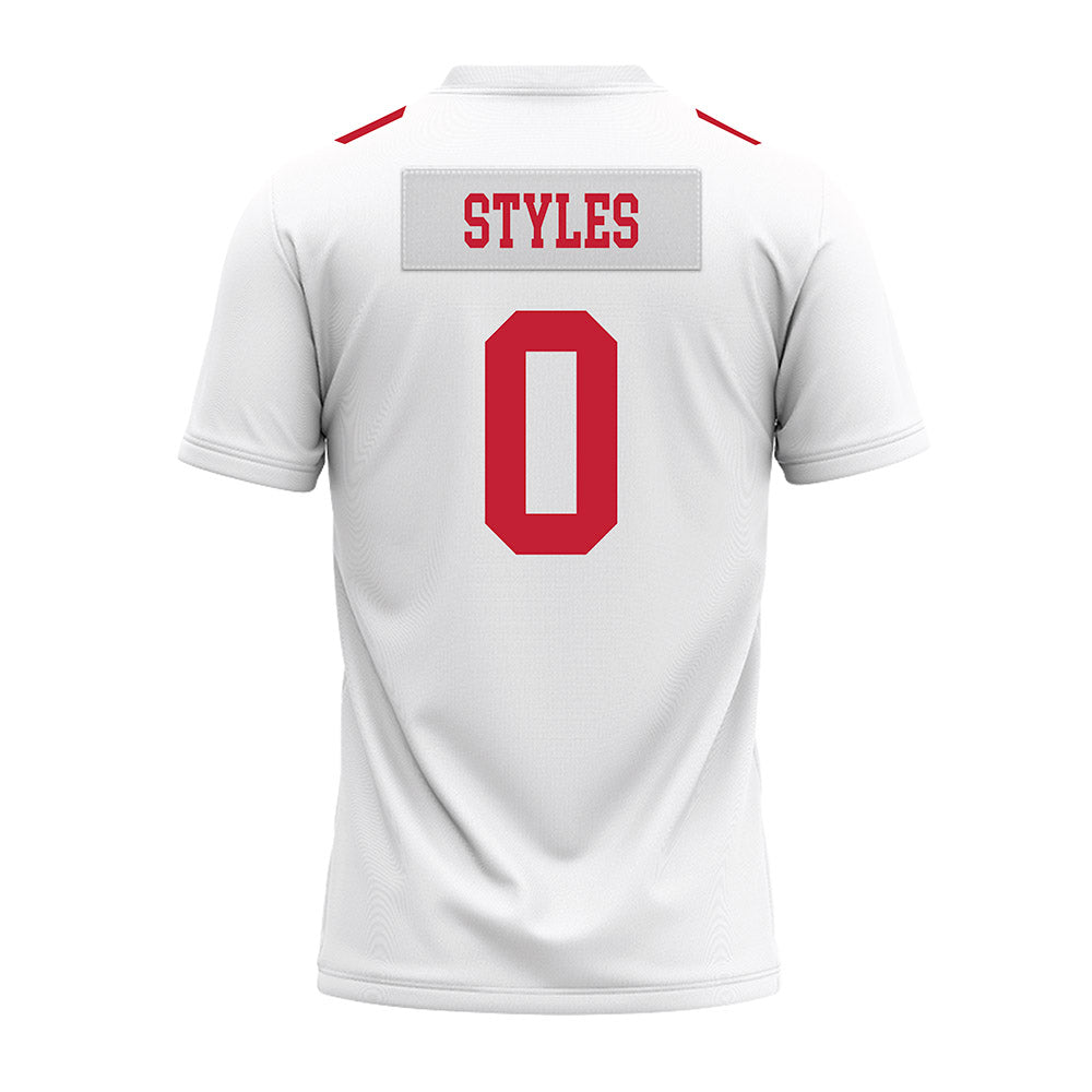 Ohio State - NCAA Football : Sonny Styles - White Premium Football Jersey-1