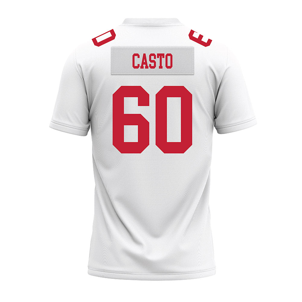 Ohio State - NCAA Football : Cade Casto - White Premium Football Jersey