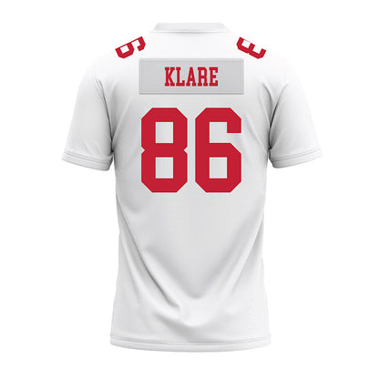 Ohio State - NCAA Football : Max Klare - White Premium Football Jersey-1