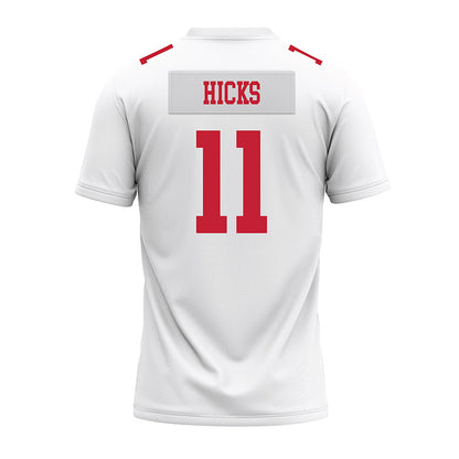 Ohio State - NCAA Football : CJ Hicks - White Premium Football Jersey