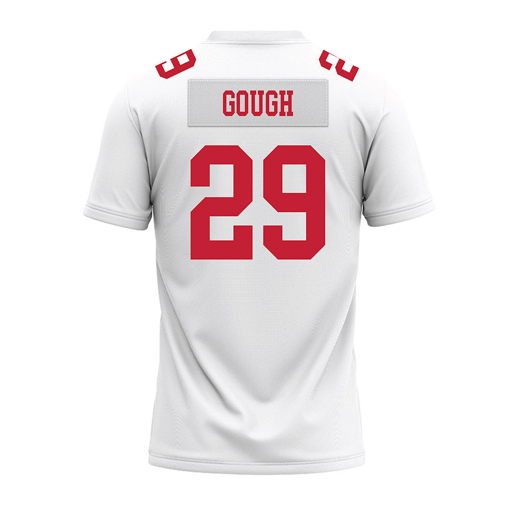 Ohio State - NCAA Football : Glorien Gough - White Premium Football Jersey