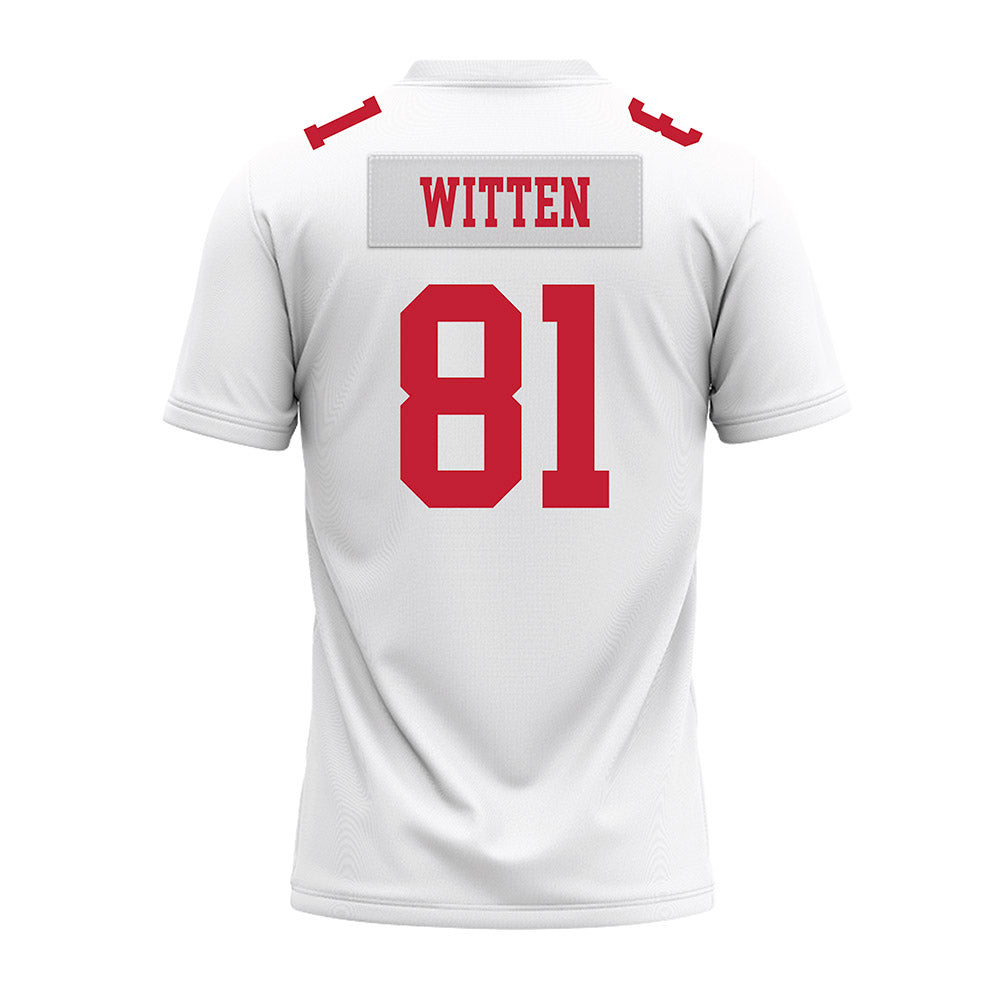 Ohio State - NCAA Football : Damarion Witten - White Premium Football Jersey-1