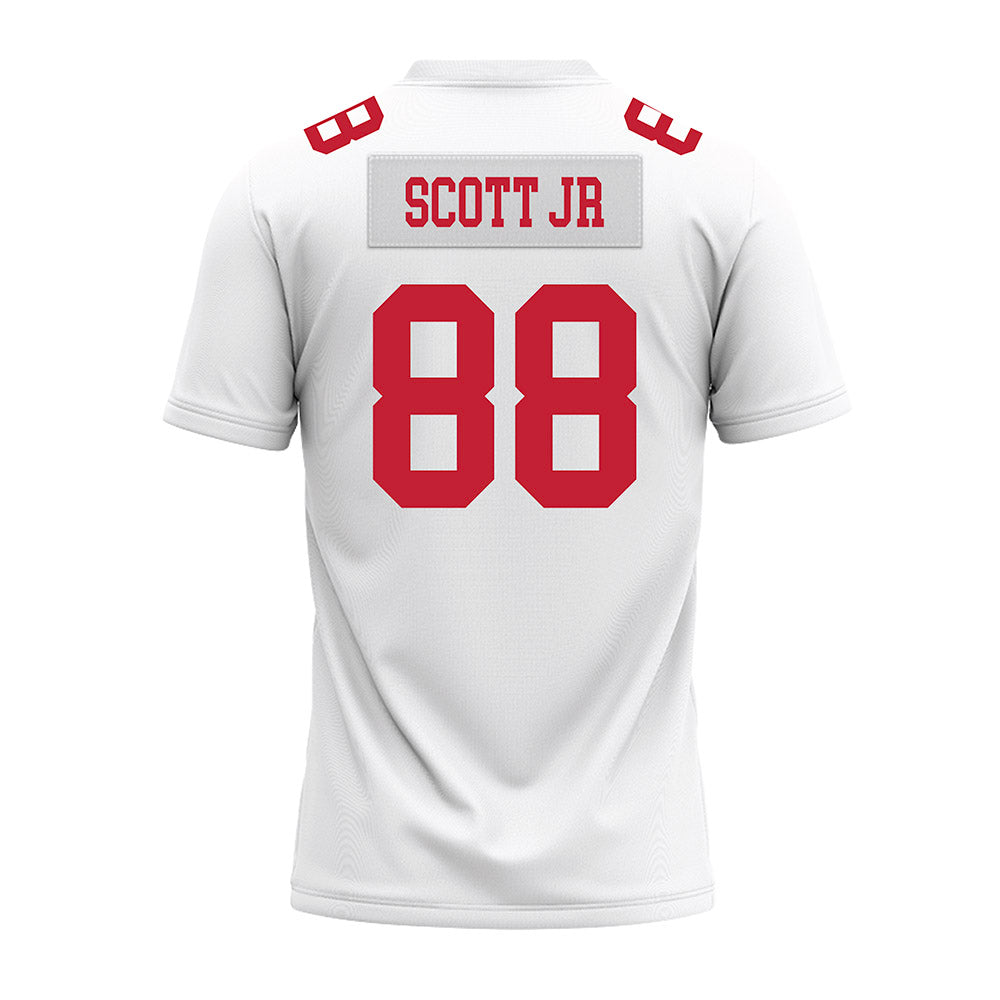 Ohio State - NCAA Football : Gee Scott Jr - White Premium Football Jersey