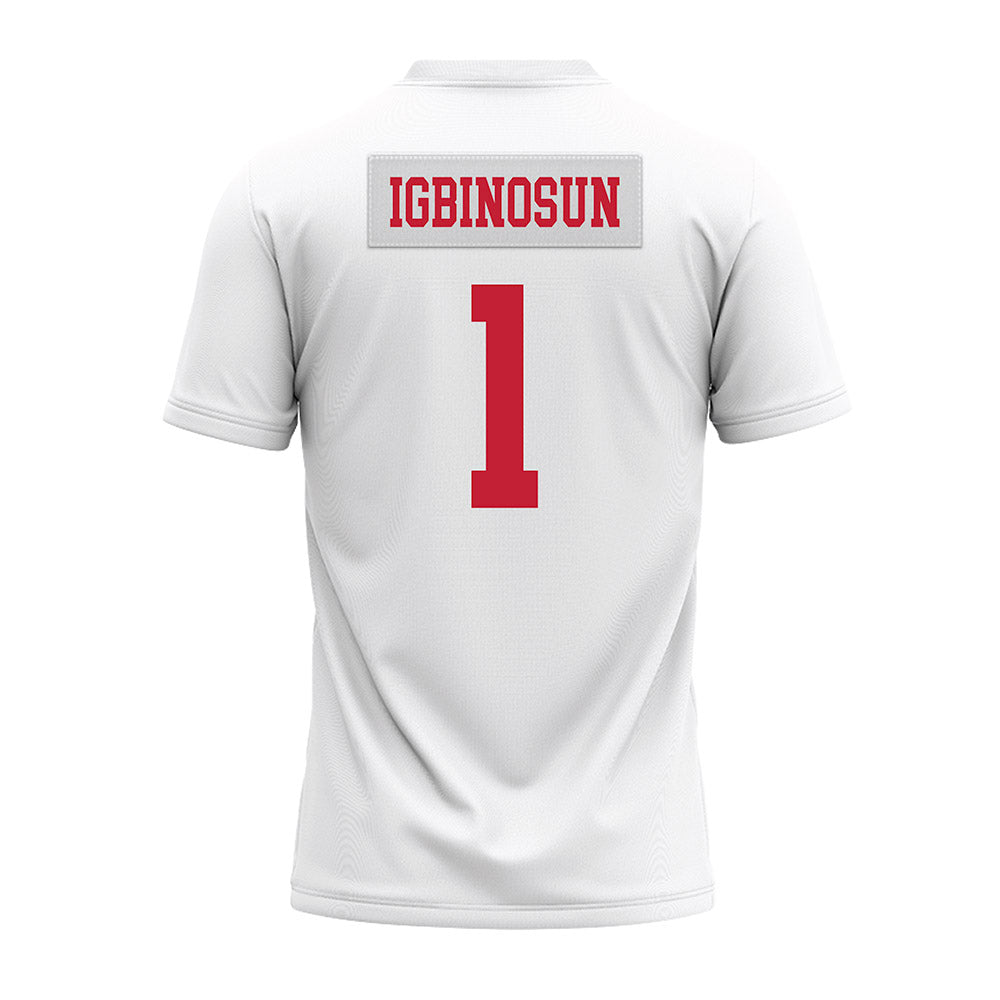 Ohio State - NCAA Football : Davison Igbinosun - White Premium Football Jersey