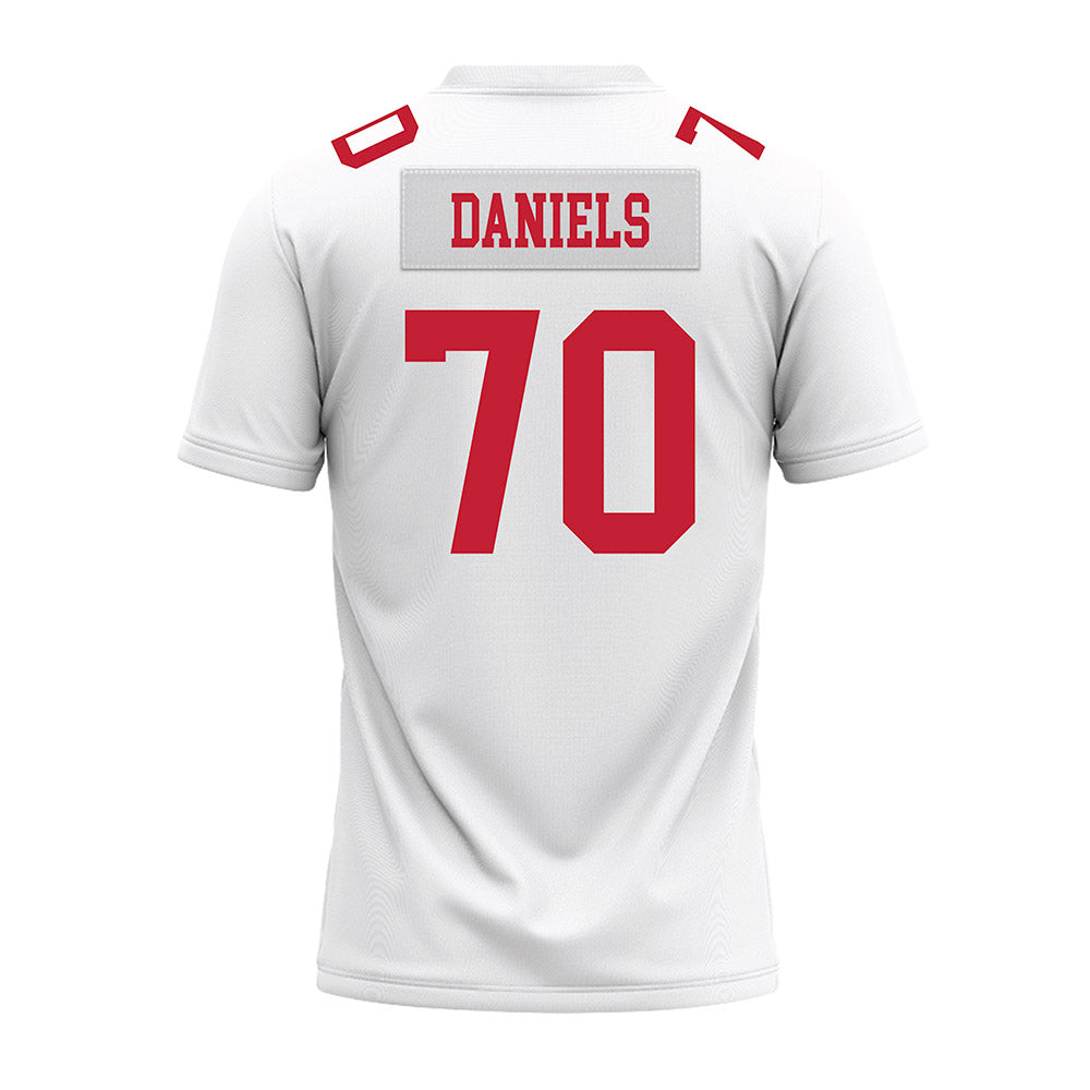 Ohio State - NCAA Football : Phillip Daniels - White Premium Football Jersey-1