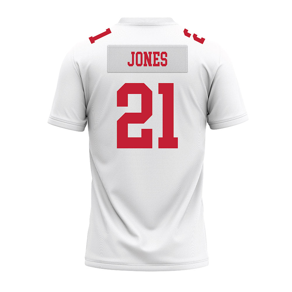 Ohio State - NCAA Football : Brenten Jones - White Premium Football Jersey-1