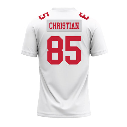 Ohio State - NCAA Football : Bennett Christian - White Premium Football Jersey