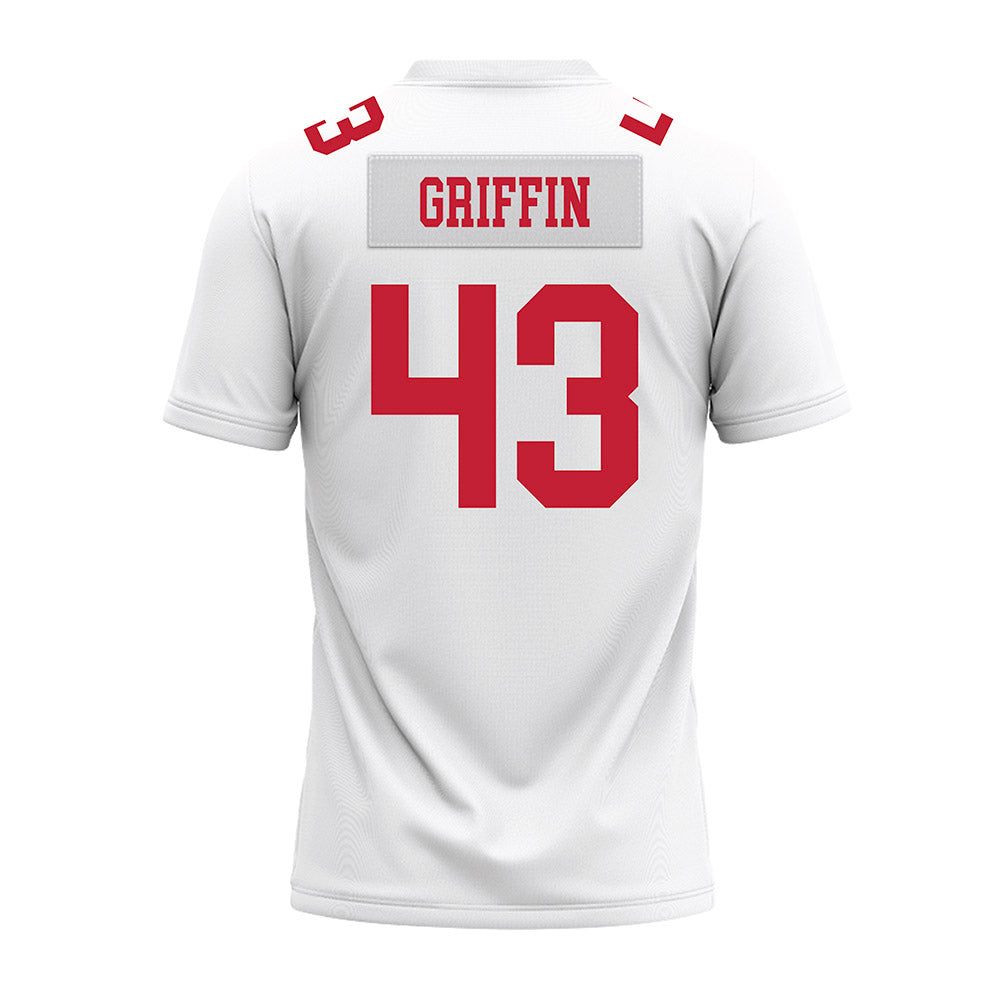 Ohio State - NCAA Football : Diante Griffin - White Premium Football Jersey-1