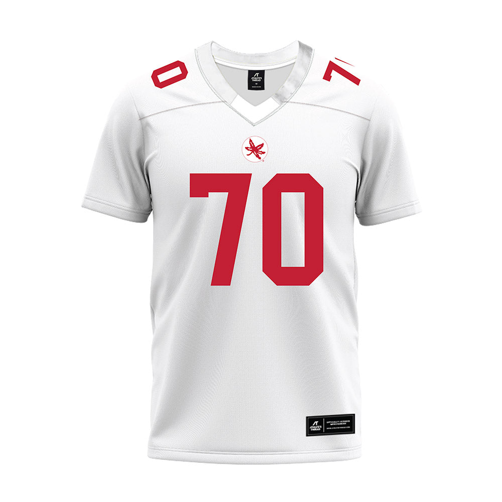 Ohio State - NCAA Football : Josh Fryar - White Premium Football Jersey