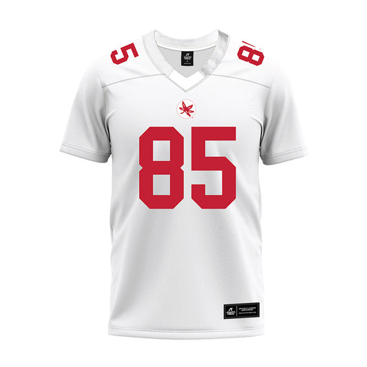 Ohio State - NCAA Football : Bennett Christian - White Premium Football Jersey