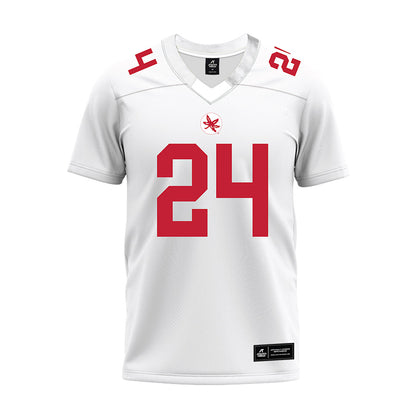 Ohio State - NCAA Football : Jermaine Mathews Jr - White Premium Football Jersey