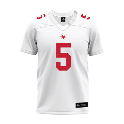 Ohio State - NCAA Football : Aaron Scott Jr - White Premium Football Jersey