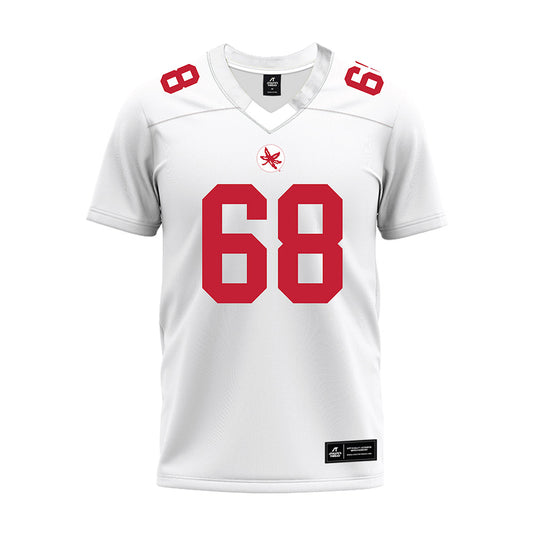 Ohio State - NCAA Football : George Fitzpatrick - White Premium Football Jersey