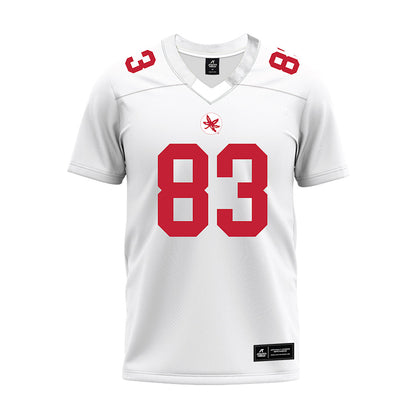Ohio State - NCAA Football : Nate Roberts - White Premium Football Jersey-0