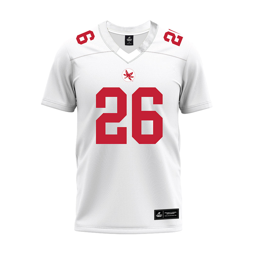 Ohio State - NCAA Football : Payton Pierce - White Premium Football Jersey