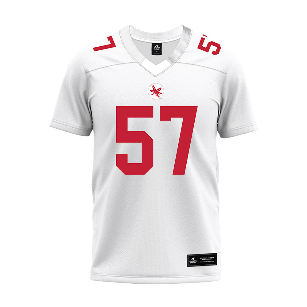Ohio State - NCAA Football : Ian Gecse - White Premium Football Jersey-0
