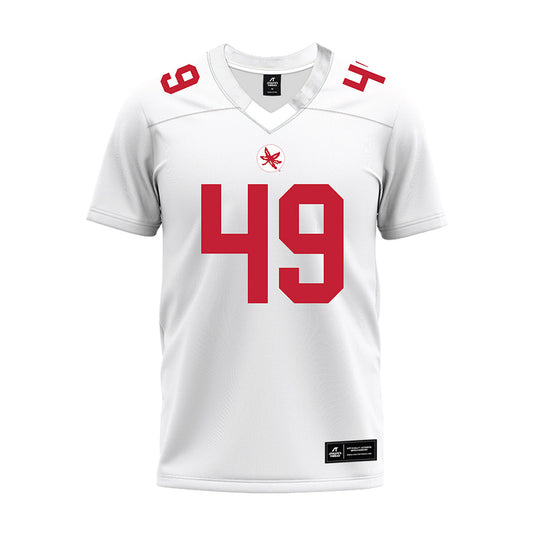 Ohio State - NCAA Football : Patrick Gurd - White Premium Football Jersey