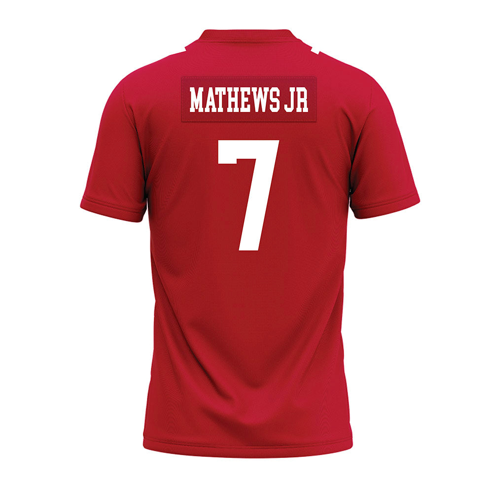 Ohio State - NCAA Football : Jermaine Mathews Jr - Premium Football Jersey-1