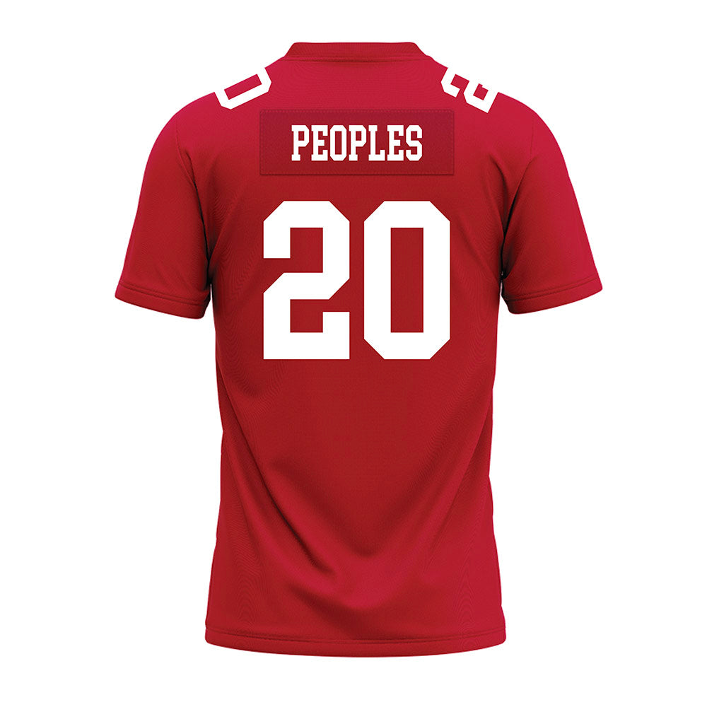 Ohio State - NCAA Football : James Peoples - Premium Football Jersey