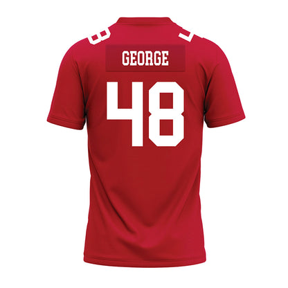 Ohio State - NCAA Football : Logan George - Premium Football Jersey-1