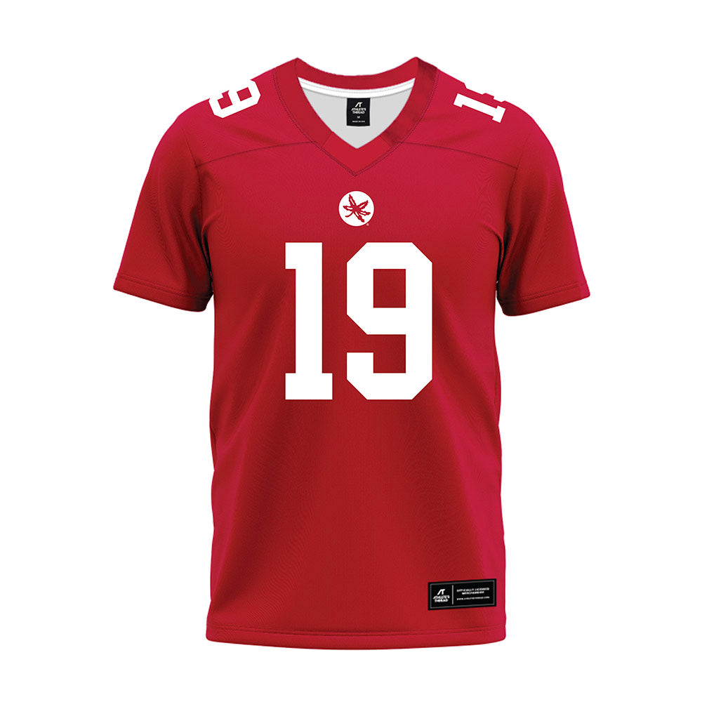 Ohio State - NCAA Football : Nicholas McLarty - Premium Football Jersey-0
