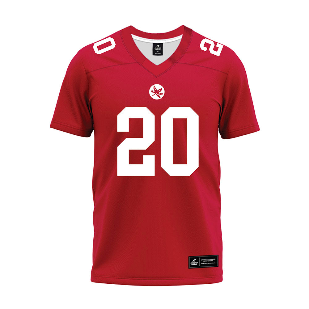 Ohio State - NCAA Football : James Peoples - Premium Football Jersey