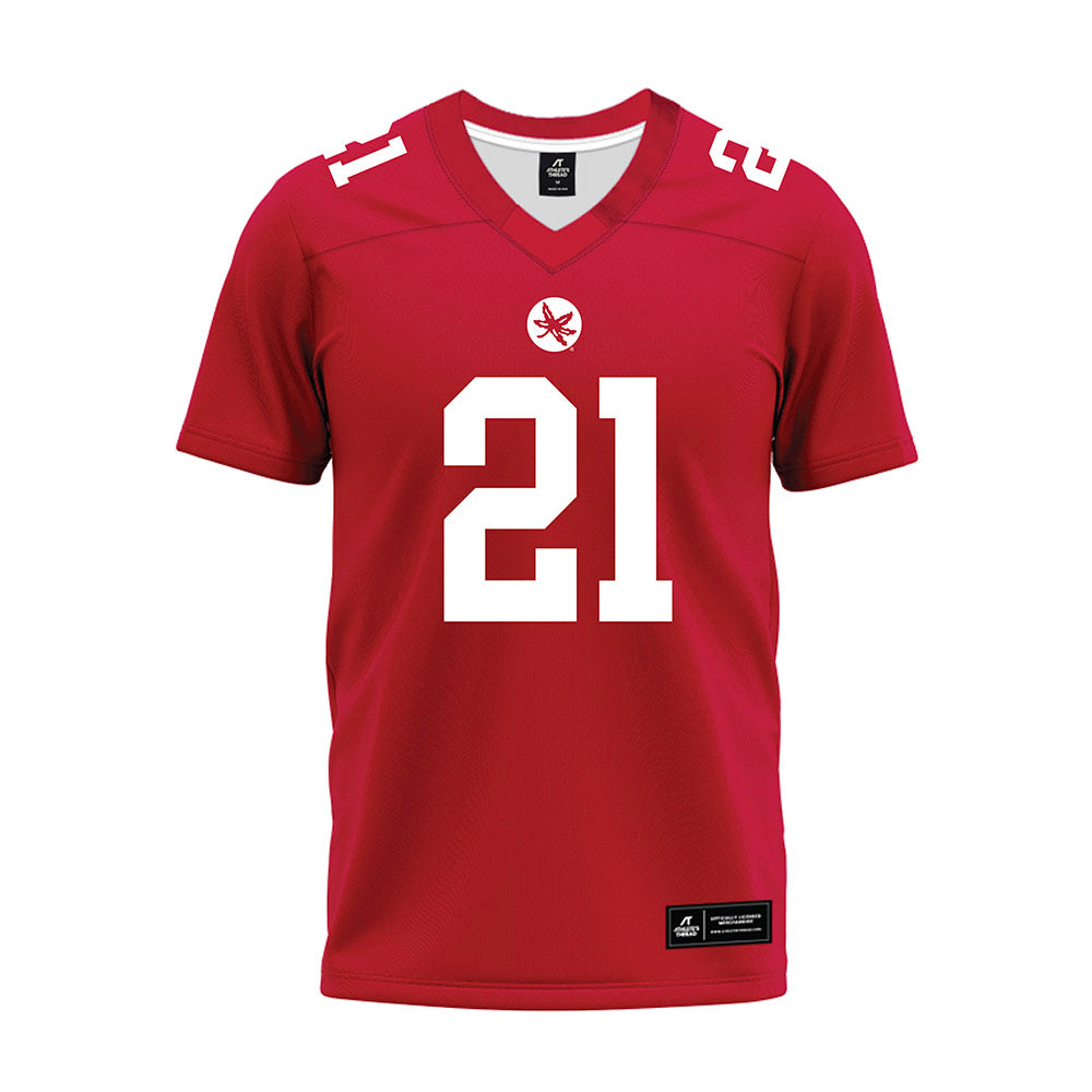 Ohio State - NCAA Football : Brenten Jones - Premium Football Jersey-0