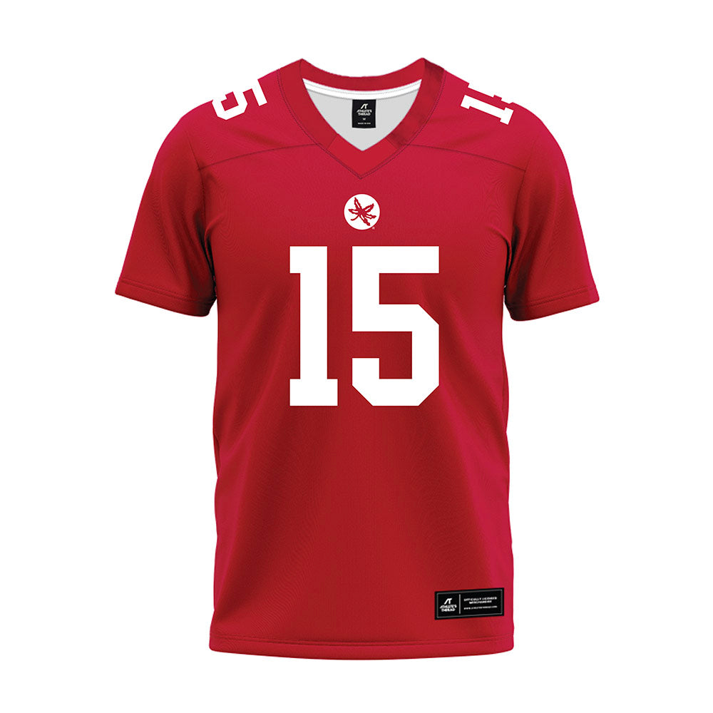 Ohio State - NCAA Football : Zion Grady - Premium Football Jersey-0