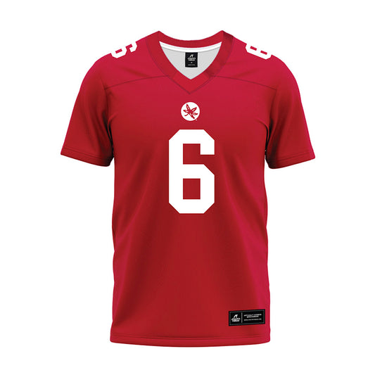 Ohio State - NCAA Football : Eli Brickhandler - Premium Football Jersey-0