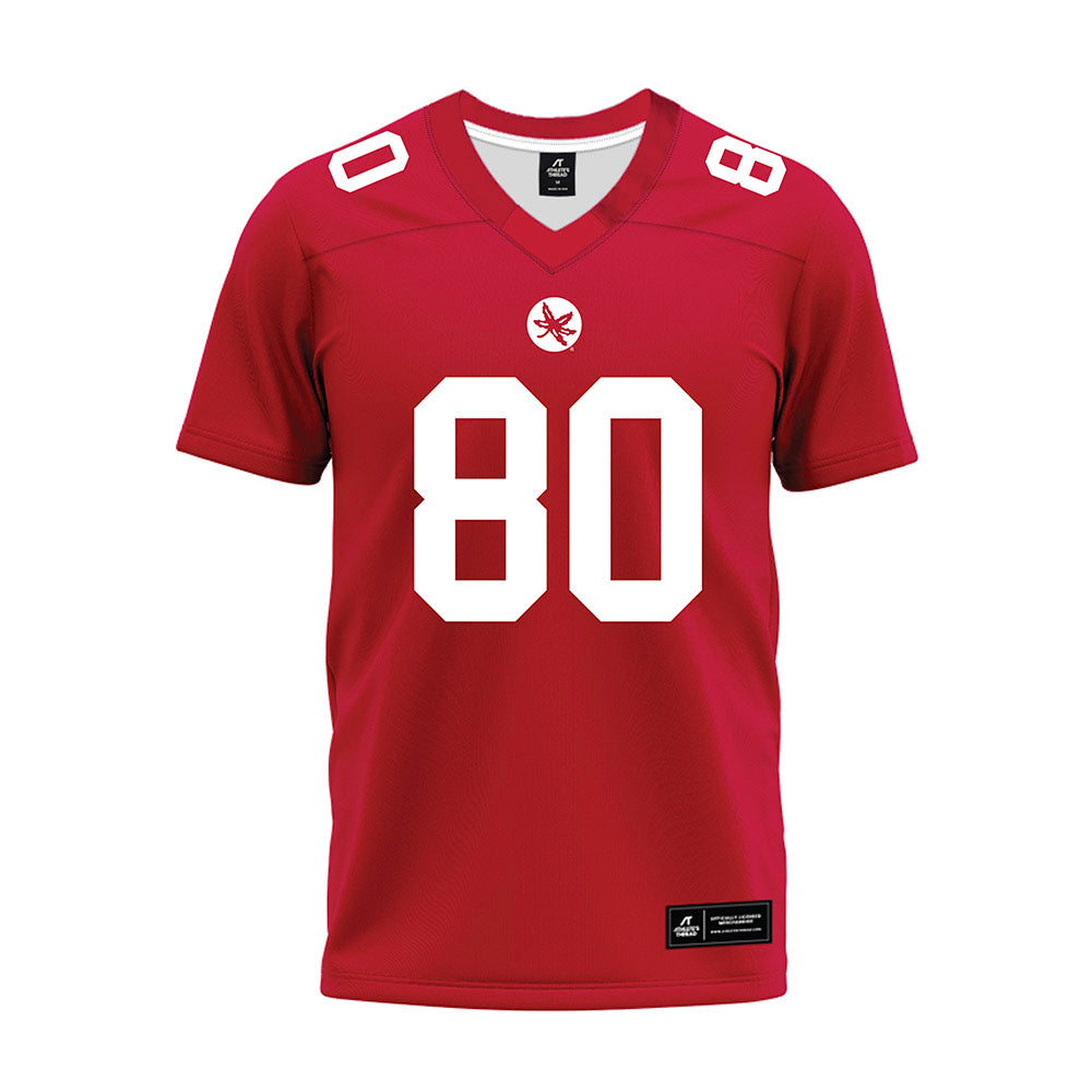 Ohio State - NCAA Football : Shawn Lodge - Premium Football Jersey-0