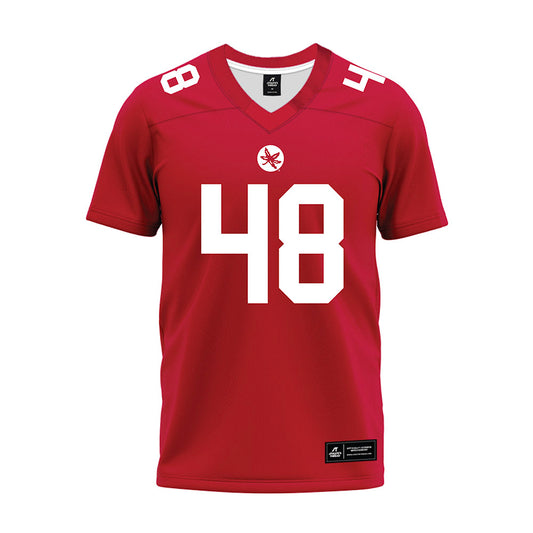 Ohio State - NCAA Football : Logan George - Premium Football Jersey-0